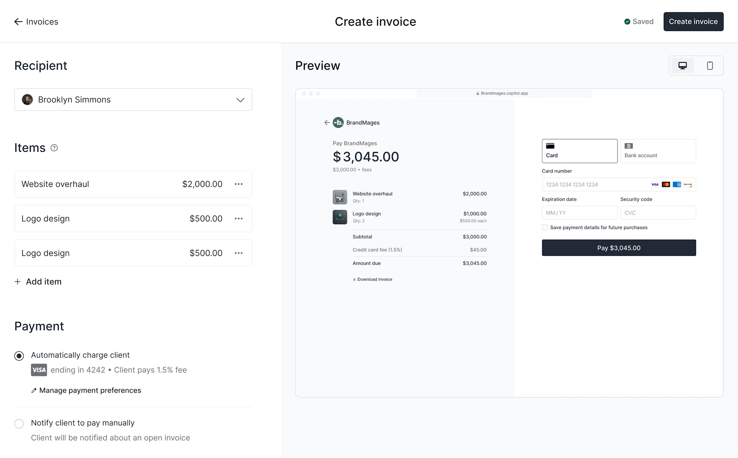 invoice-creation