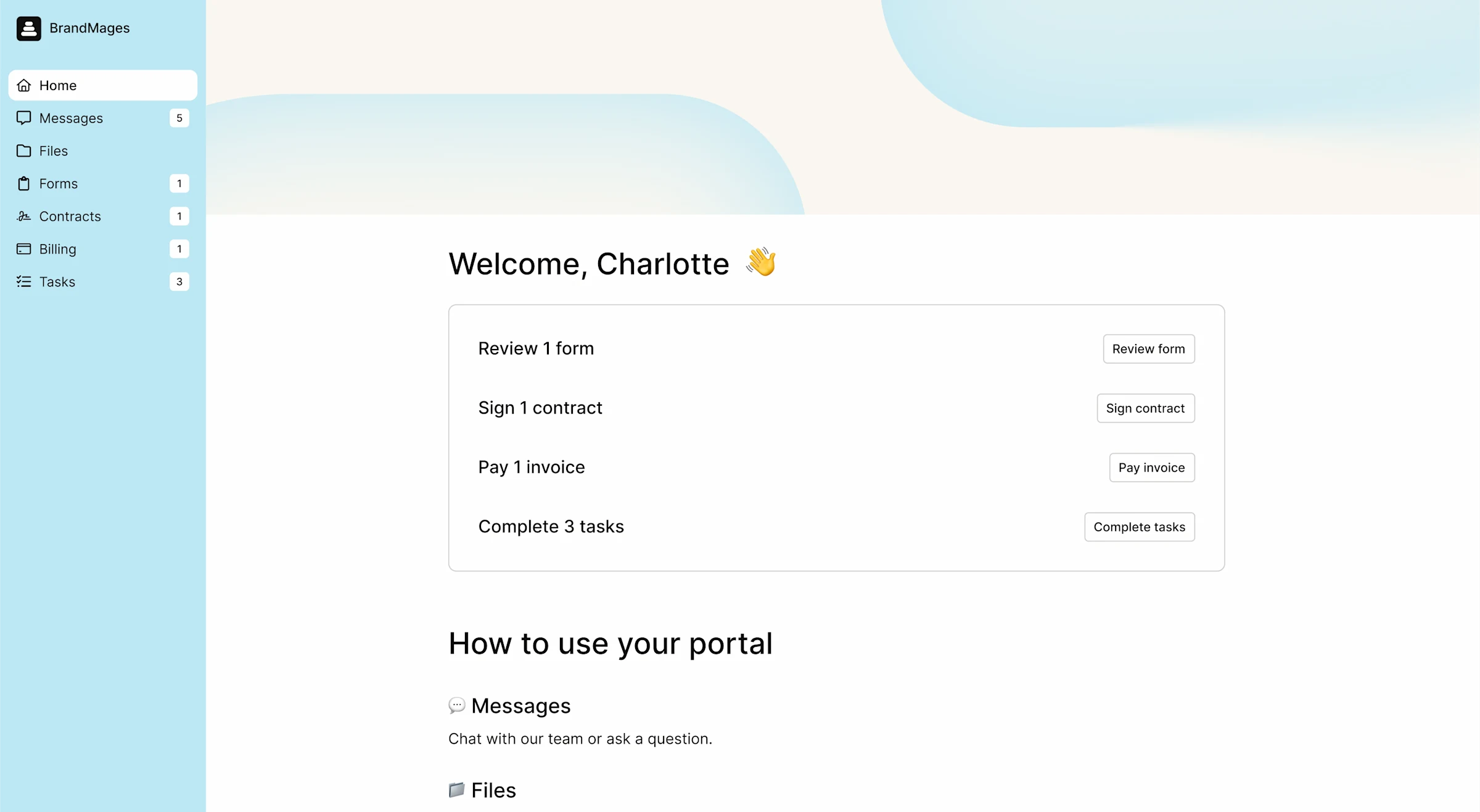 homepage hero