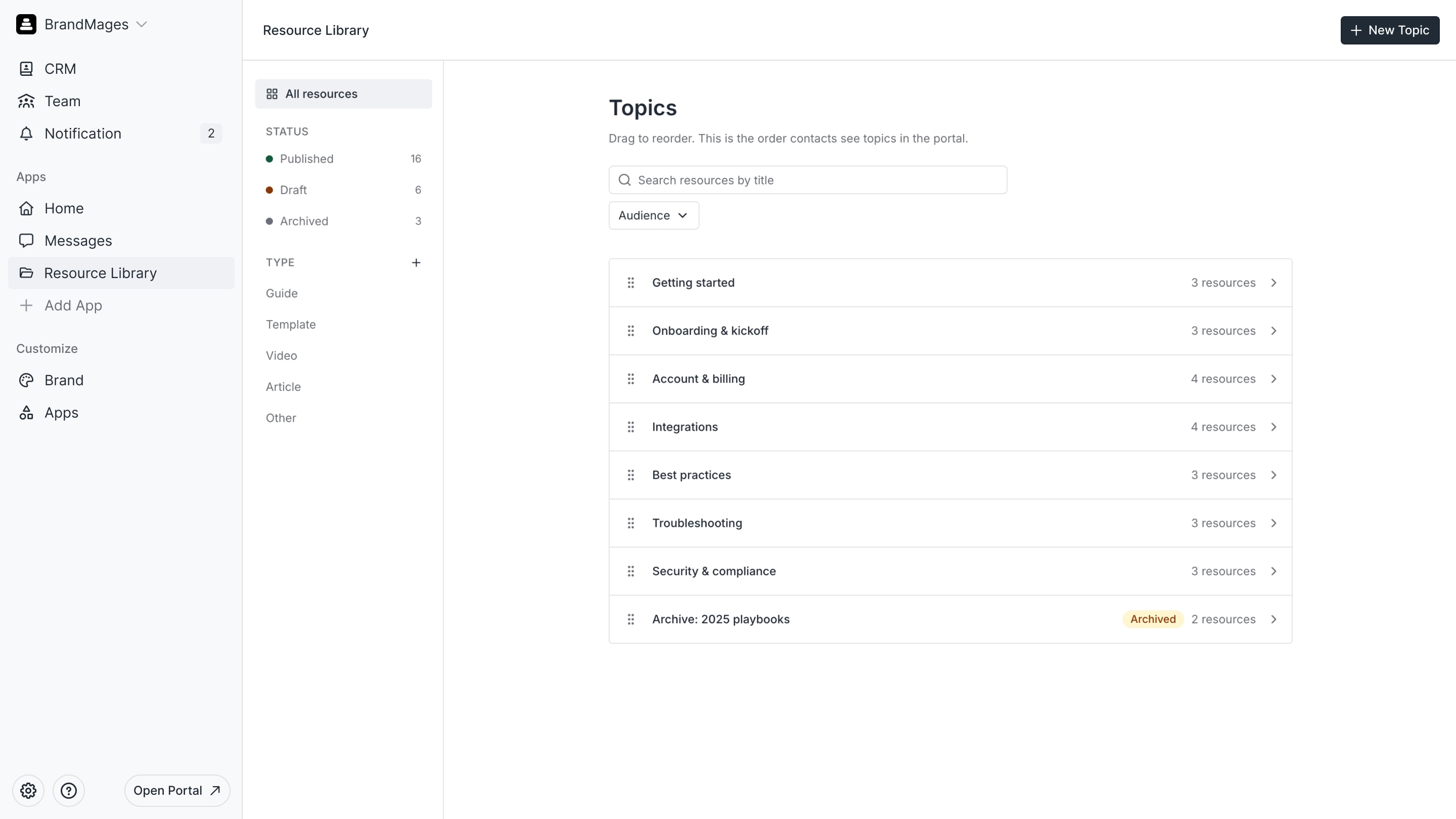 Client resource library preview 1