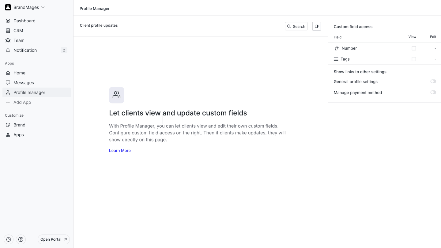 Profile Manager preview 1